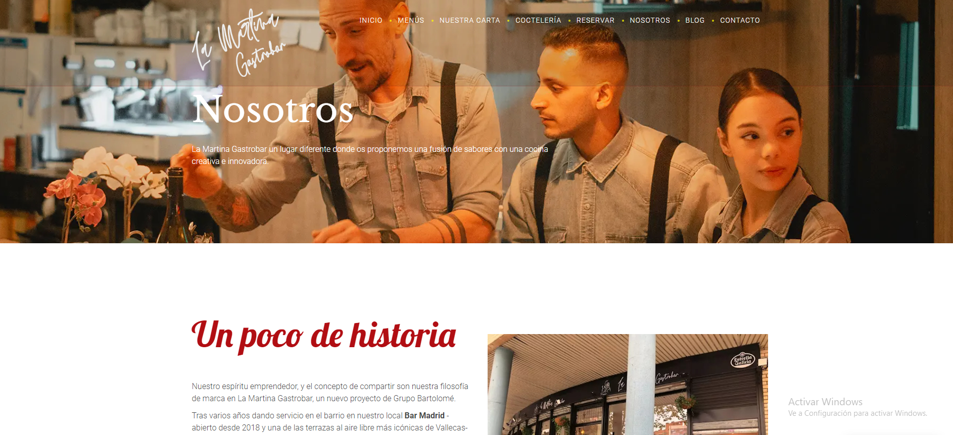 La Martina Gastrobar Vallecas