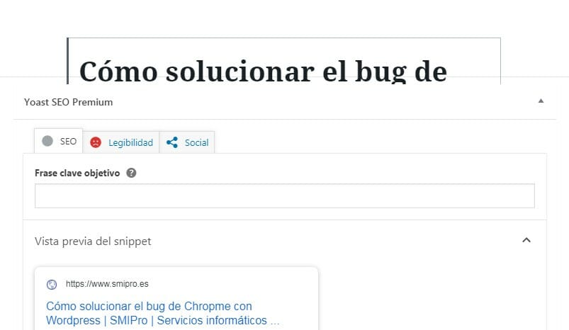 ayuda para WordPress